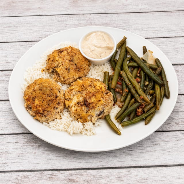Crab Cake Dinner.