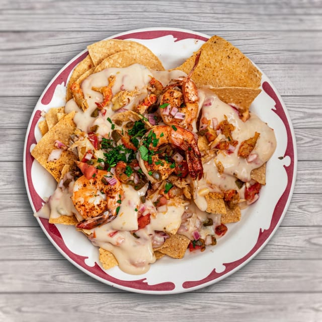 Seafood Nachos.